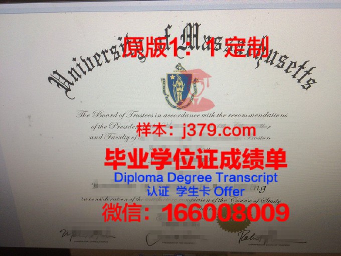 马萨诸塞大学罗威尔分校毕业证书(马萨诸塞大学校徽)